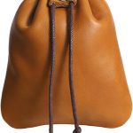 Drawstring Storage Bag, Retro Coin Purse Handmade Leather Wallet for Coins and Money Storage Loose Change Organizer