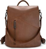 Backpack,Fashion Casual Travel PU Leather Daypack Bag Shoulder Rucksack Handbags for Women HB041