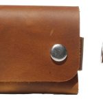 Genuine Leather Slim Wallet & Card Holder – Handmade Minimalist Design for Men & Women, Vintage Distressed Look (Camel)