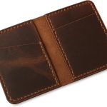 Bifold Leather Wallet Brown Vintage Leather Wallet - Credit Card Case Money Organizer - Slim Minimalist Wallet for Men & Women, Genuine Leather Classic Wallet, Compact Organizer Gift for Him