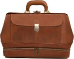 Vintage Leather Briefcase Doctor Bag - Real Leather Briefcase - Style Handbag - Italian Handmade Medical Bag