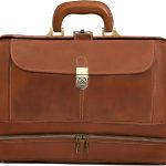 Vintage Leather Briefcase Doctor Bag - Real Leather Briefcase - Style Handbag - Italian Handmade Medical Bag