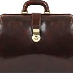 Leather Doctor Bag Purse - Large Italian Handmade Medical Bag - Vintage Style Handbag - Leather Briefcase