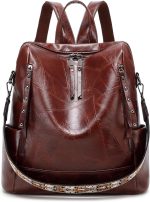 Fashion Backpack Purse for Women Vegan Leather Travel Back Pack Womens Designer Shoulder Bags